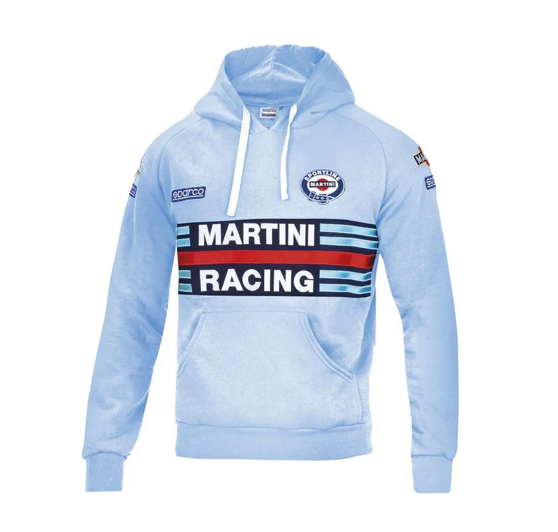 Buzo canguro Martini Racing — Talle L, Color Celeste