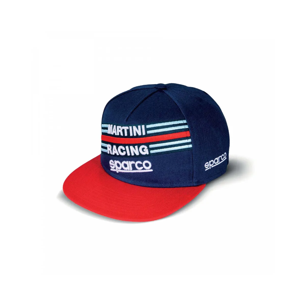 Gorro sol Martini Racing azul/rojo Sparco